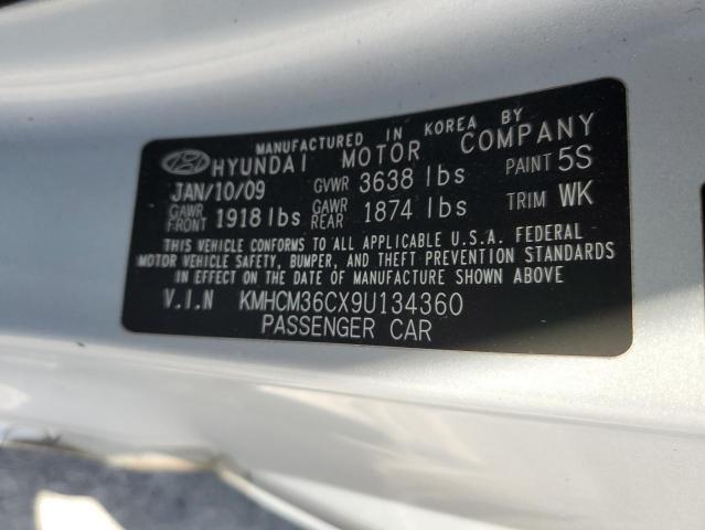 Photo 11 VIN: KMHCM36CX9U134360 - HYUNDAI ACCENT GS 