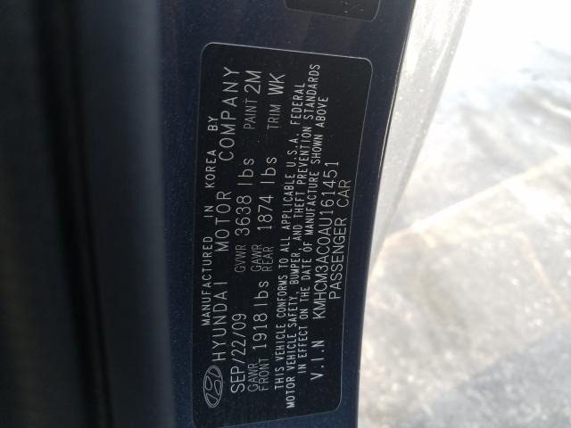 Photo 9 VIN: KMHCM3AC0AU161451 - HYUNDAI ACCENT BLU 