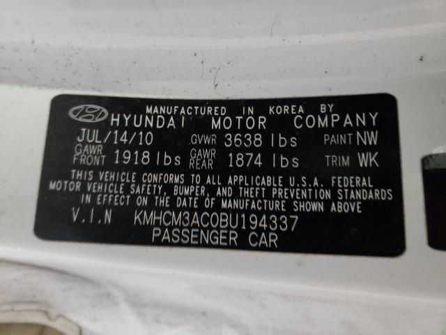 Photo 9 VIN: KMHCM3AC0BU194337 - HYUNDAI ACCENT GL 