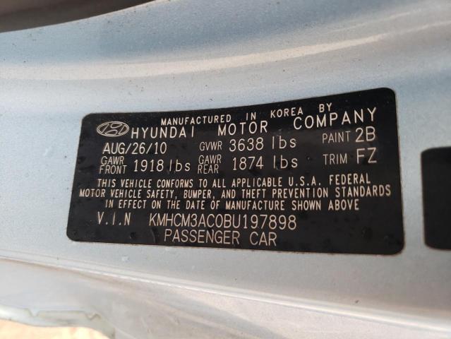 Photo 9 VIN: KMHCM3AC0BU197898 - HYUNDAI ACCENT GL 