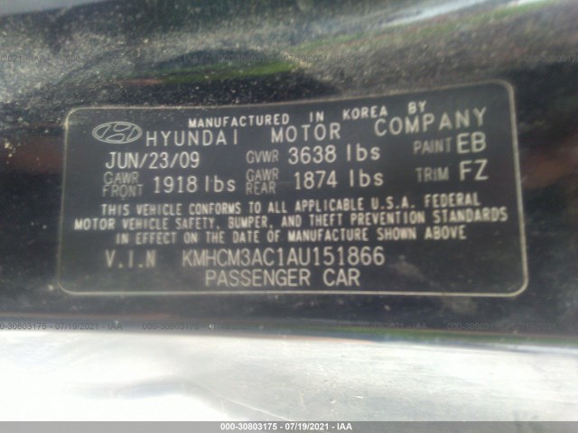 Photo 8 VIN: KMHCM3AC1AU151866 - HYUNDAI ACCENT 