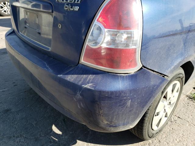 Photo 8 VIN: KMHCM3AC1AU153861 - HYUNDAI ACCENT BLU 