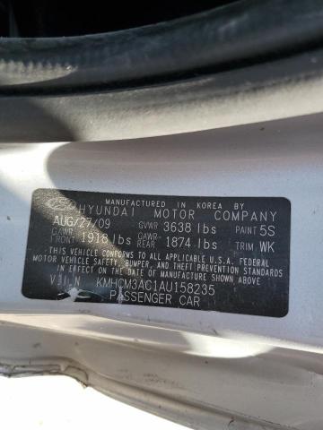 Photo 9 VIN: KMHCM3AC1AU158235 - HYUNDAI ACCENT BLU 