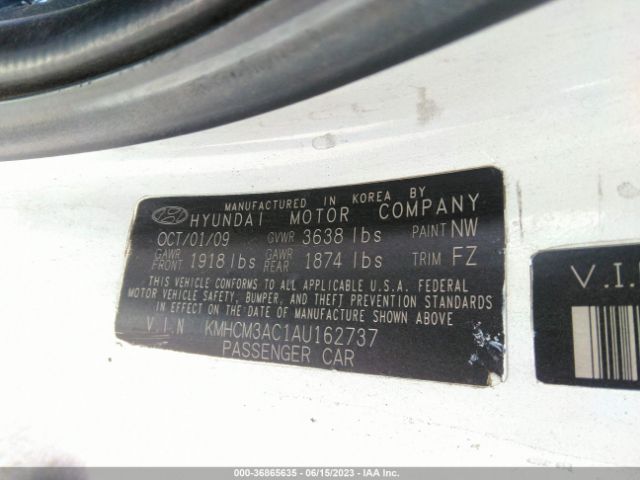 Photo 8 VIN: KMHCM3AC1AU162737 - HYUNDAI ACCENT 