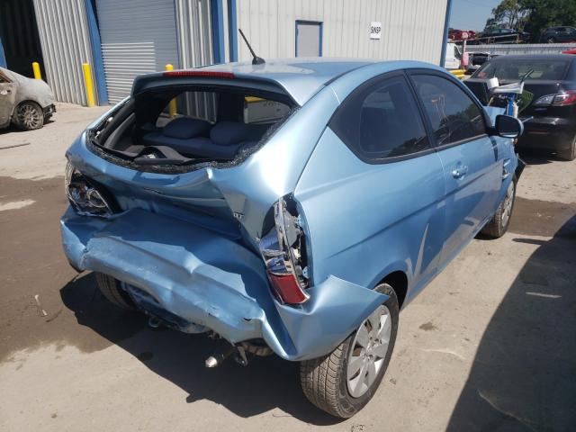 Photo 3 VIN: KMHCM3AC1AU184835 - HYUNDAI ACCENT BLU 