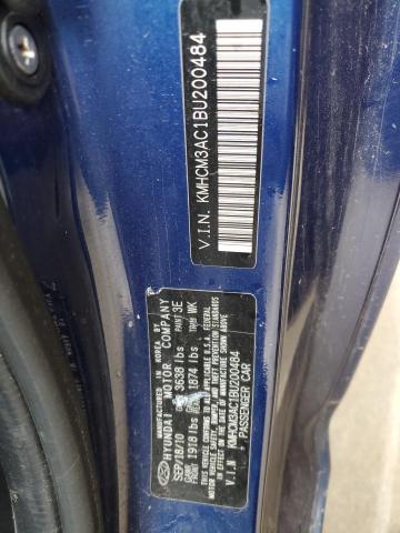 Photo 11 VIN: KMHCM3AC1BU200484 - HYUNDAI ACCENT GL 