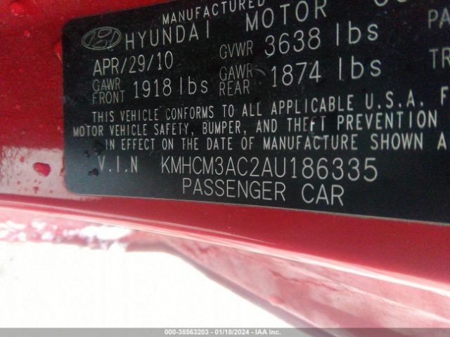 Photo 8 VIN: KMHCM3AC2AU186335 - HYUNDAI ACCENT 