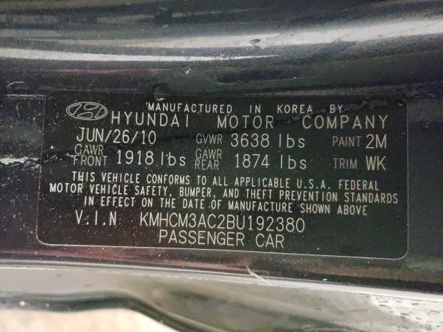 Photo 9 VIN: KMHCM3AC2BU192380 - HYUNDAI ACCENT GL 