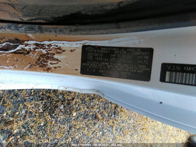 Photo 8 VIN: KMHCM3AC2BU198874 - HYUNDAI ACCENT 