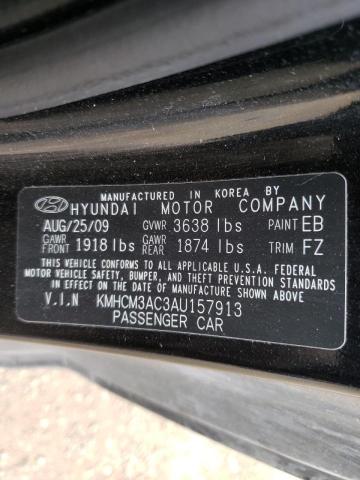 Photo 9 VIN: KMHCM3AC3AU157913 - HYUNDAI ACCENT BLU 