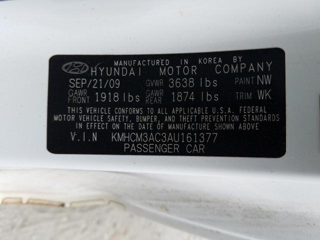 Photo 9 VIN: KMHCM3AC3AU161377 - HYUNDAI ACCENT GS 