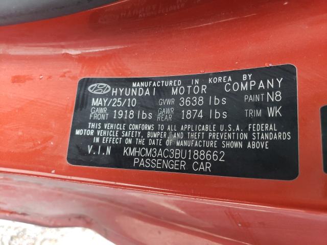 Photo 9 VIN: KMHCM3AC3BU188662 - HYUNDAI ACCENT GL 