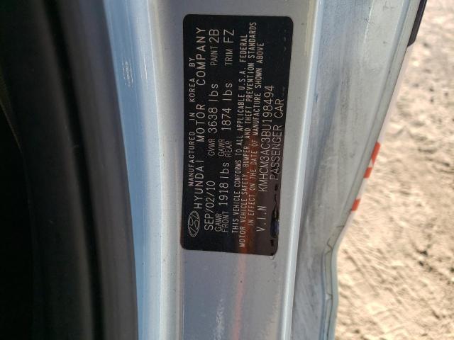 Photo 9 VIN: KMHCM3AC3BU198494 - HYUNDAI ACCENT GL 