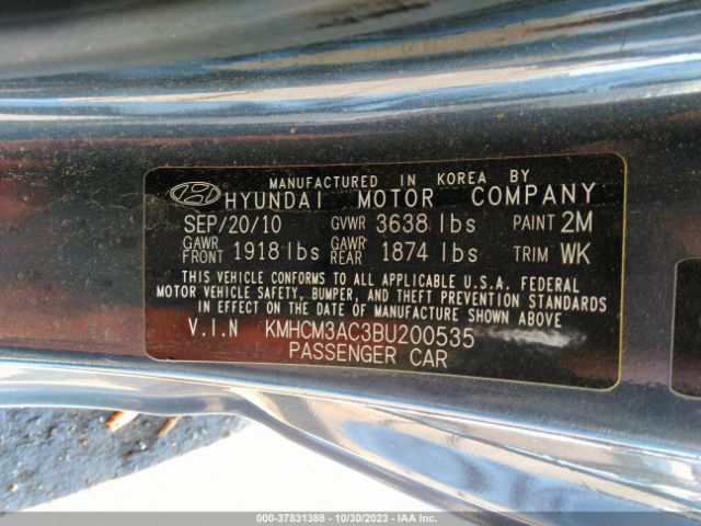 Photo 8 VIN: KMHCM3AC3BU200535 - HYUNDAI ACCENT 