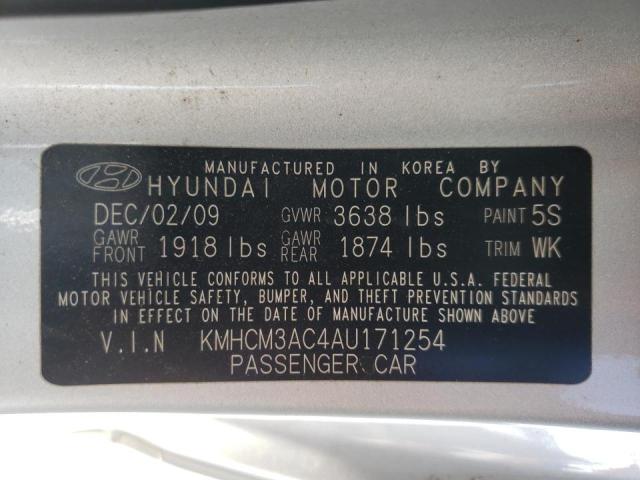 Photo 9 VIN: KMHCM3AC4AU171254 - HYUNDAI ACCENT BLU 