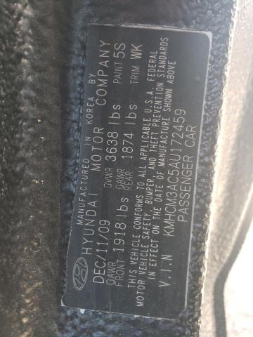 Photo 9 VIN: KMHCM3AC5AU172459 - HYUNDAI ACCENT BLU 