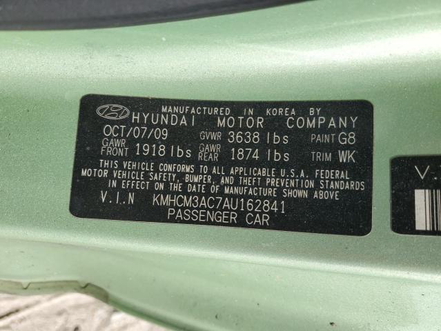 Photo 11 VIN: KMHCM3AC7AU162841 - HYUNDAI ACCENT BLU 