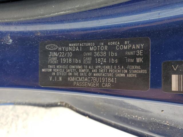 Photo 11 VIN: KMHCM3AC7BU191841 - HYUNDAI ACCENT GL 