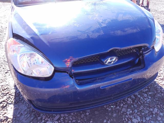 Photo 8 VIN: KMHCM3AC8AU168339 - HYUNDAI ACCENT BLU 