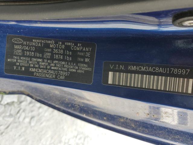 Photo 11 VIN: KMHCM3AC8AU178997 - HYUNDAI ACCENT 