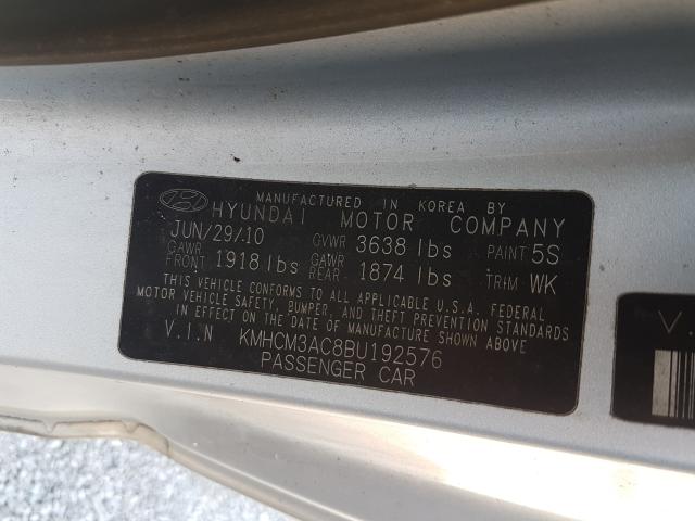 Photo 9 VIN: KMHCM3AC8BU192576 - HYUNDAI ACCENT GL 