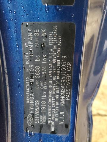 Photo 11 VIN: KMHCM3AC9AU159519 - HYUNDAI ACCENT BLU 