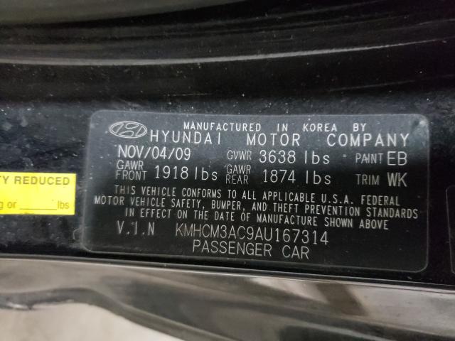 Photo 9 VIN: KMHCM3AC9AU167314 - HYUNDAI ACCENT BLU 