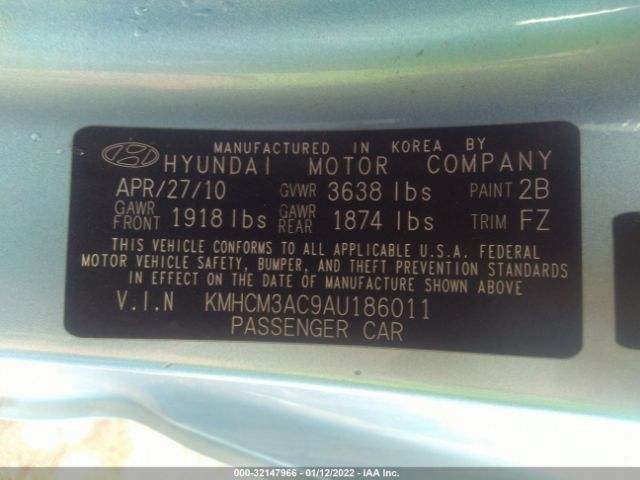 Photo 8 VIN: KMHCM3AC9AU186011 - HYUNDAI ACCENT 