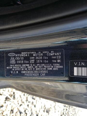 Photo 9 VIN: KMHCM3AC9BU195891 - HYUNDAI ACCENT GL 