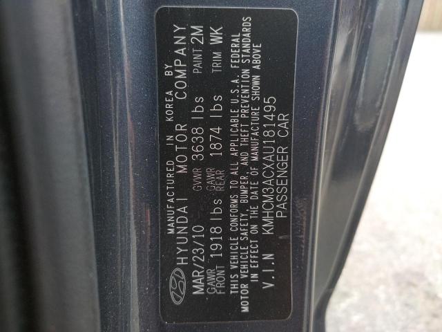 Photo 11 VIN: KMHCM3ACXAU181495 - HYUNDAI ACCENT BLU 