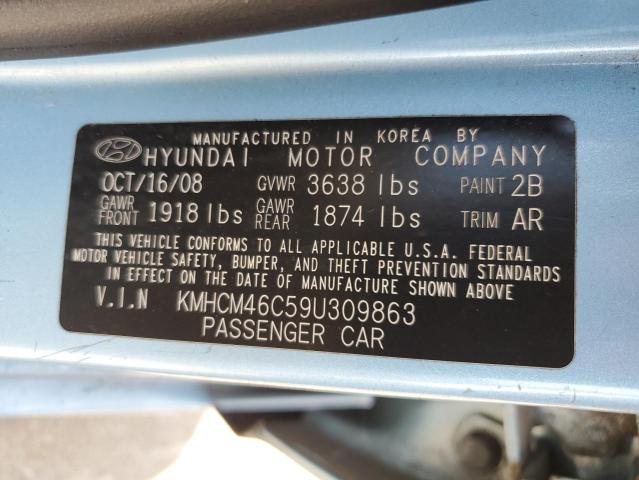 Photo 12 VIN: KMHCM46C59U309863 - HYUNDAI ACCENT 