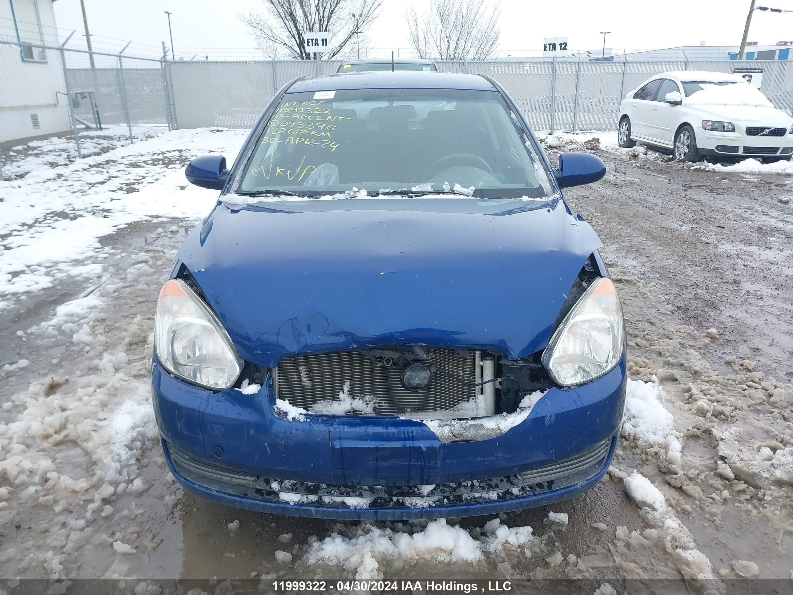 Photo 12 VIN: KMHCN35C98U093376 - HYUNDAI ACCENT 