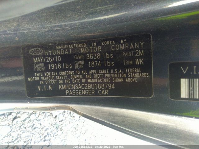 Photo 8 VIN: KMHCN3AC2BU188794 - HYUNDAI ACCENT 