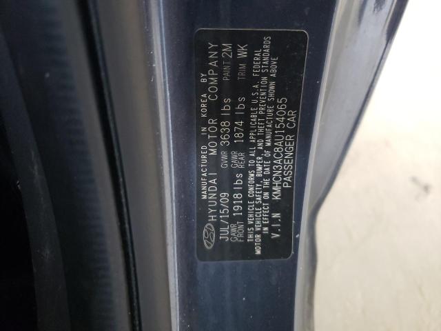 Photo 9 VIN: KMHCN3AC8AU154065 - HYUNDAI ACCENT SE 