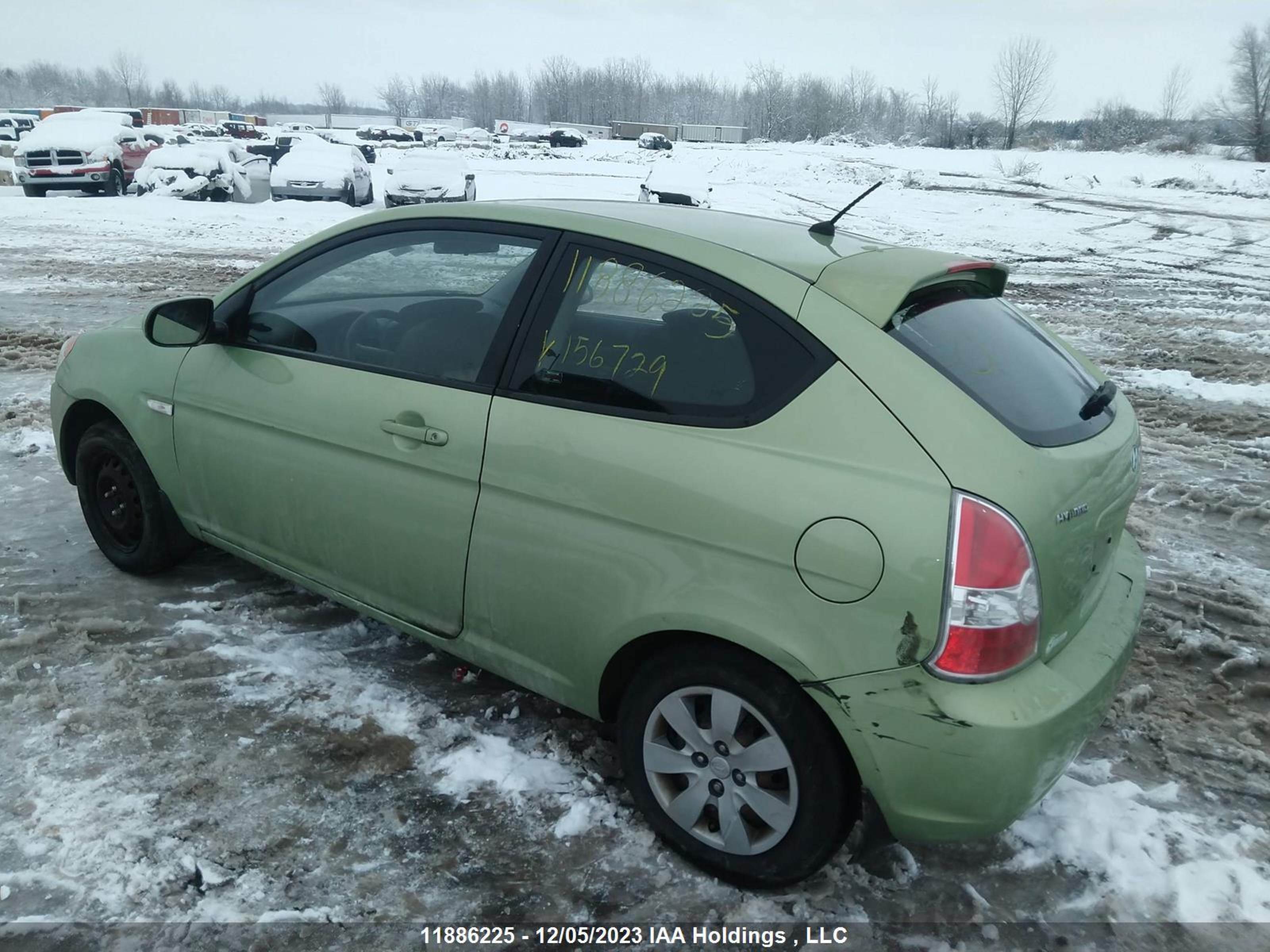 Photo 2 VIN: KMHCN3BC0AU156729 - HYUNDAI ACCENT 