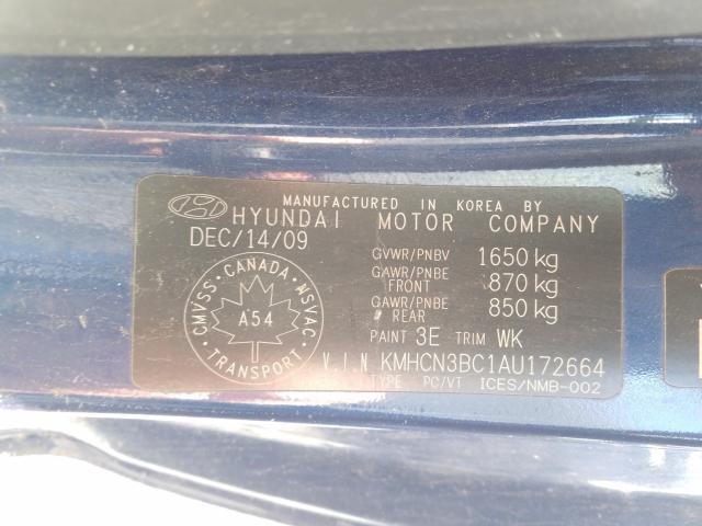 Photo 8 VIN: KMHCN3BC1AU172664 - HYUNDAI ACCENT SE 