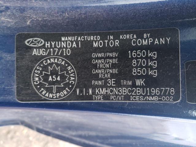 Photo 12 VIN: KMHCN3BC2BU196778 - HYUNDAI ACCENT SE 