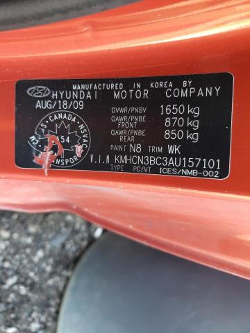 Photo 9 VIN: KMHCN3BC3AU157101 - HYUNDAI ACCENT SE 