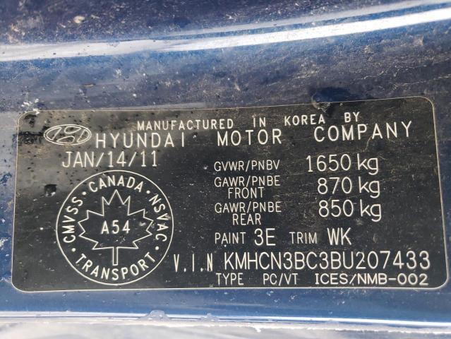 Photo 11 VIN: KMHCN3BC3BU207433 - HYUNDAI ACCENT 