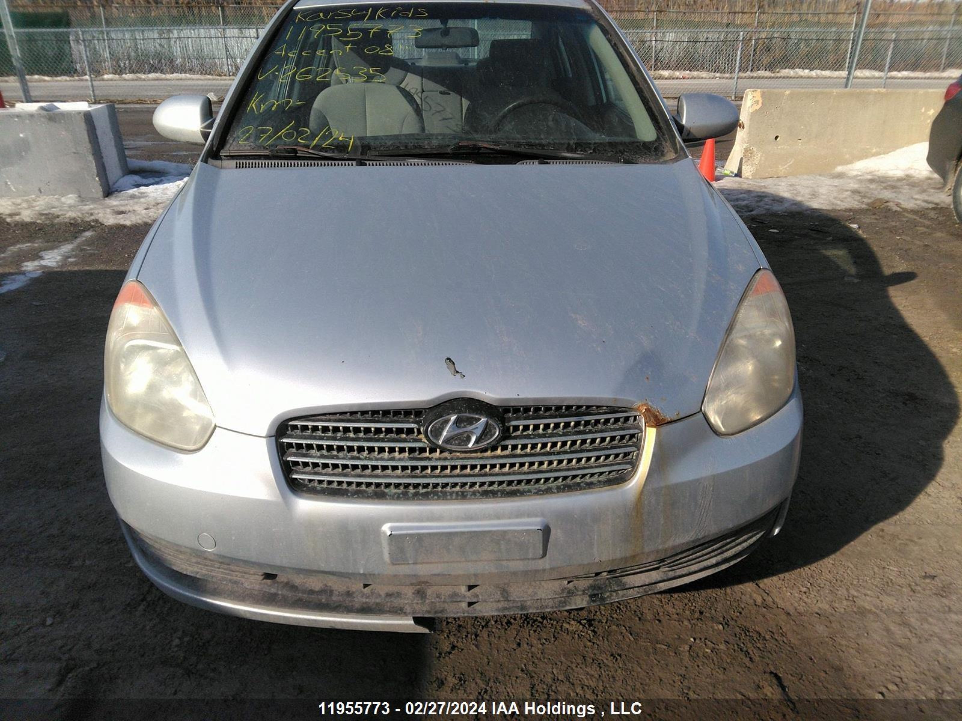 Photo 11 VIN: KMHCN45C88U262535 - HYUNDAI ACCENT 