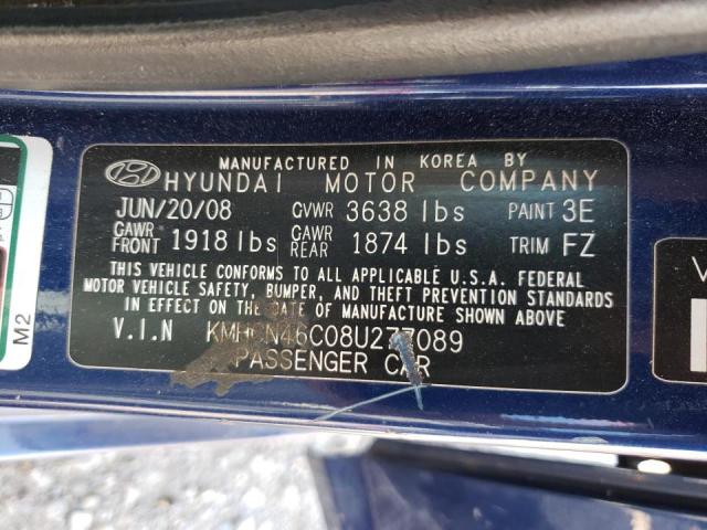 Photo 9 VIN: KMHCN46C08U277089 - HYUNDAI ACCENT GLS 