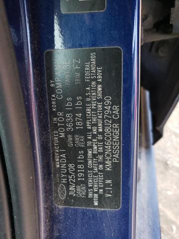 Photo 11 VIN: KMHCN46C08U279490 - HYUNDAI ACCENT 