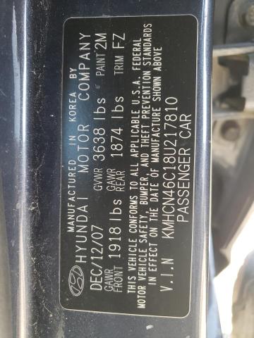 Photo 11 VIN: KMHCN46C18U217810 - HYUNDAI ACCENT 