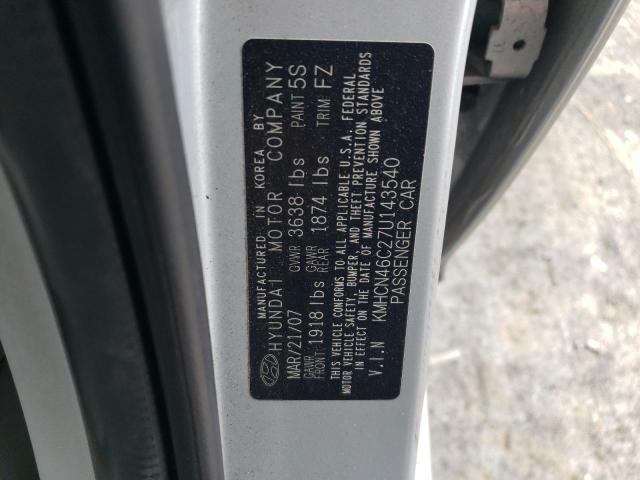 Photo 12 VIN: KMHCN46C27U143540 - HYUNDAI ACCENT 