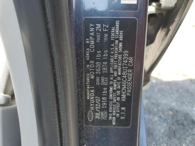 Photo 11 VIN: KMHCN46C48U174399 - HYUNDAI ACCENT 