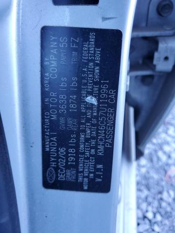 Photo 11 VIN: KMHCN46C57U119961 - HYUNDAI ACCENT 