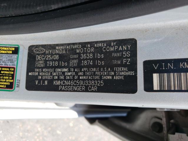 Photo 9 VIN: KMHCN46C59U338325 - HYUNDAI ACCENT GLS 