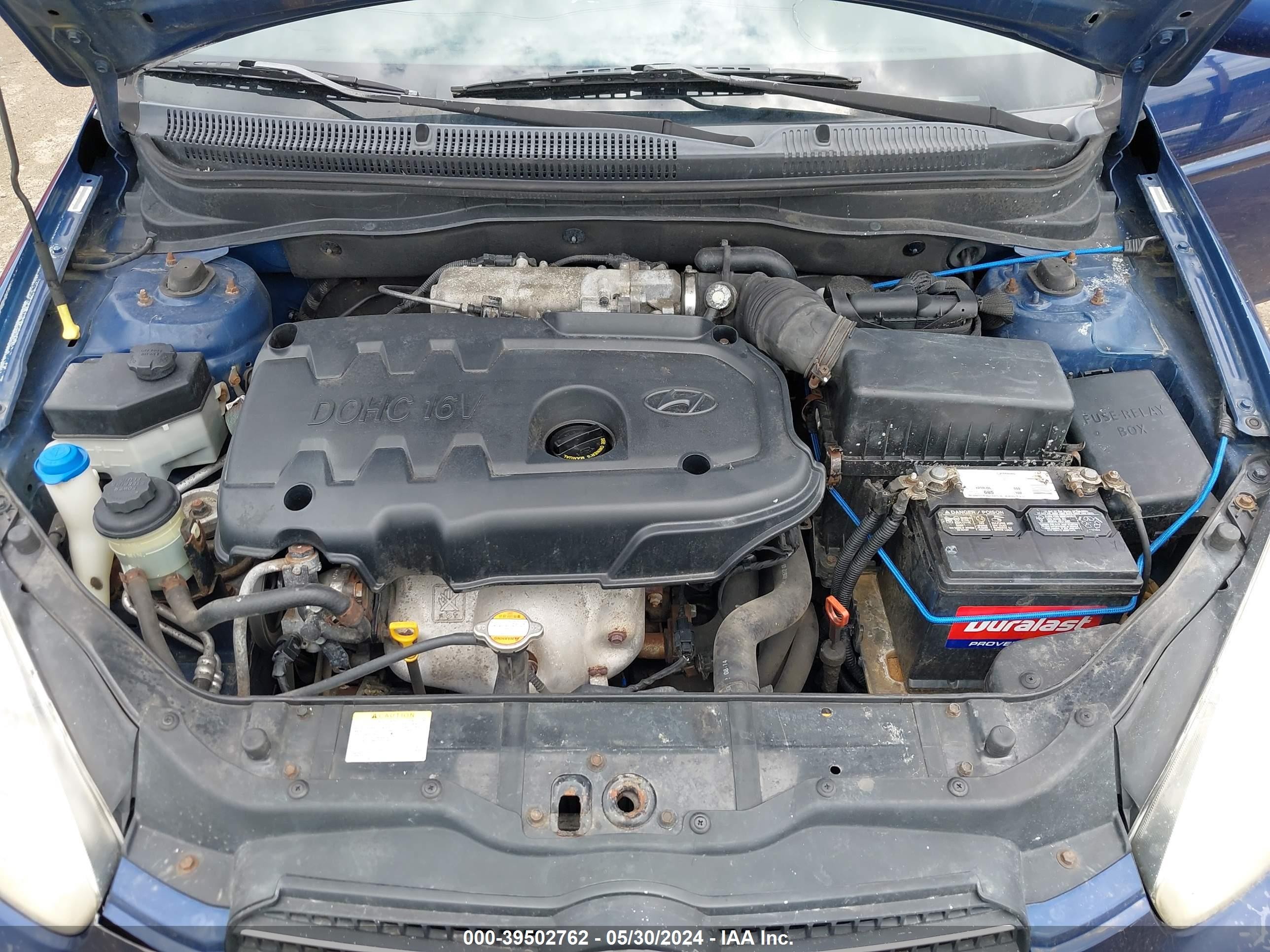 Photo 9 VIN: KMHCN46C68U279574 - HYUNDAI ACCENT 