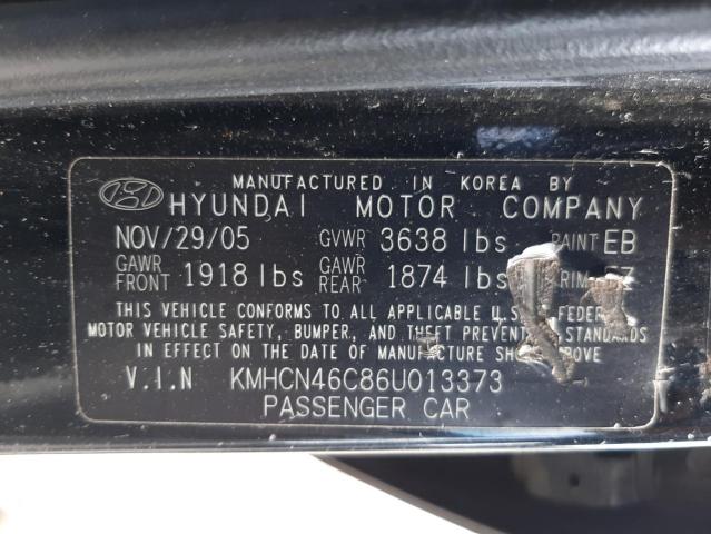 Photo 9 VIN: KMHCN46C86U013373 - HYUNDAI ACCENT GLS 