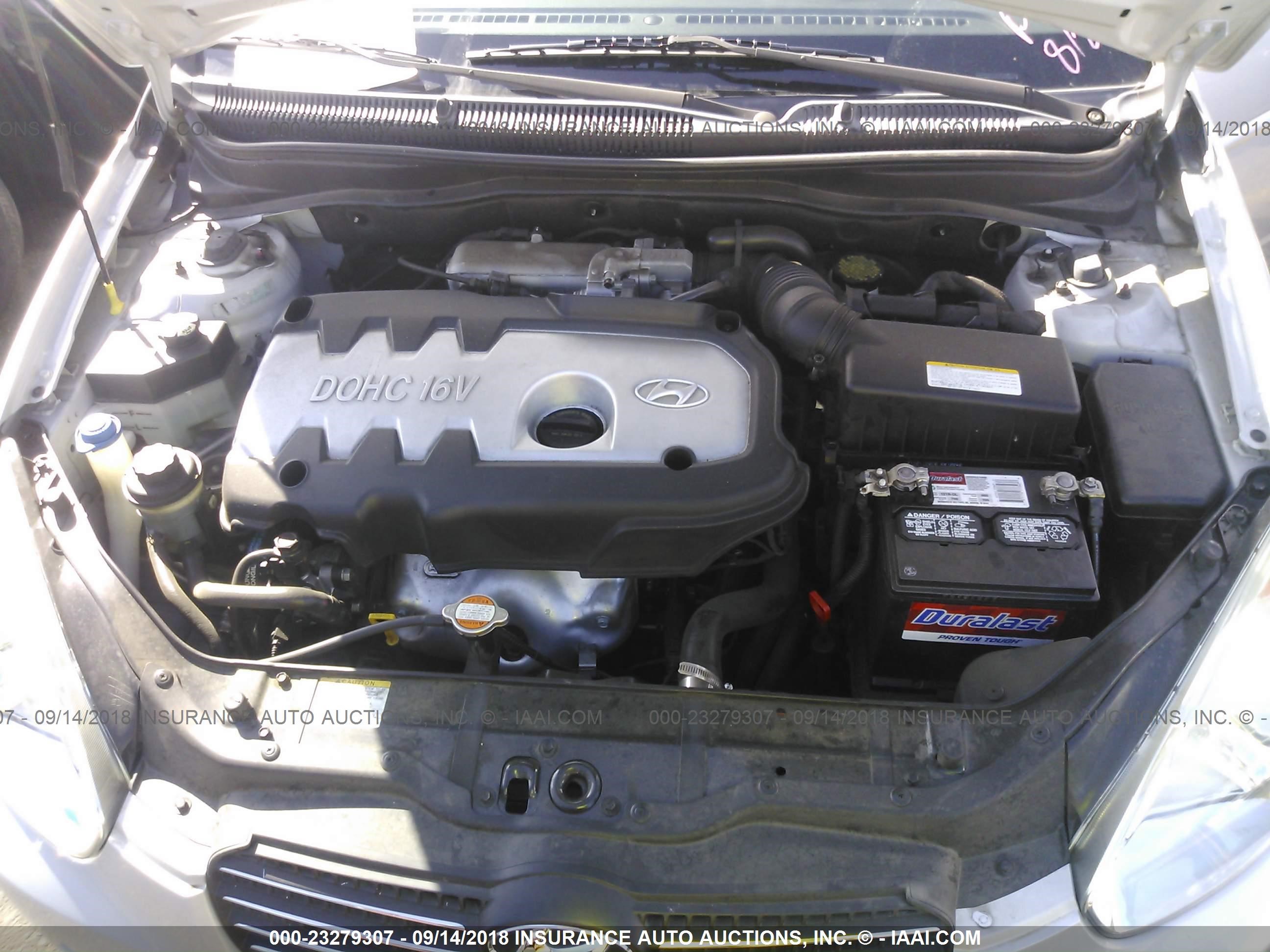 Photo 9 VIN: KMHCN46C87U121347 - HYUNDAI ACCENT 